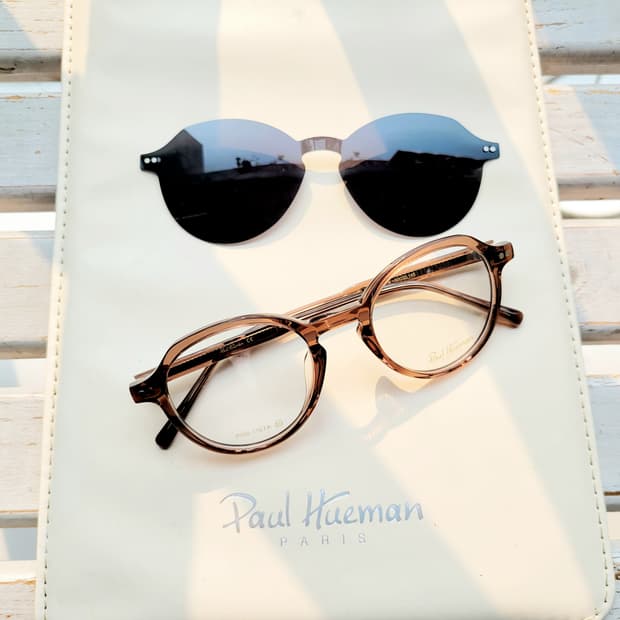 폴휴먼 브라운투명 뿔테 안경 PHS-1167A(선글라스클립)