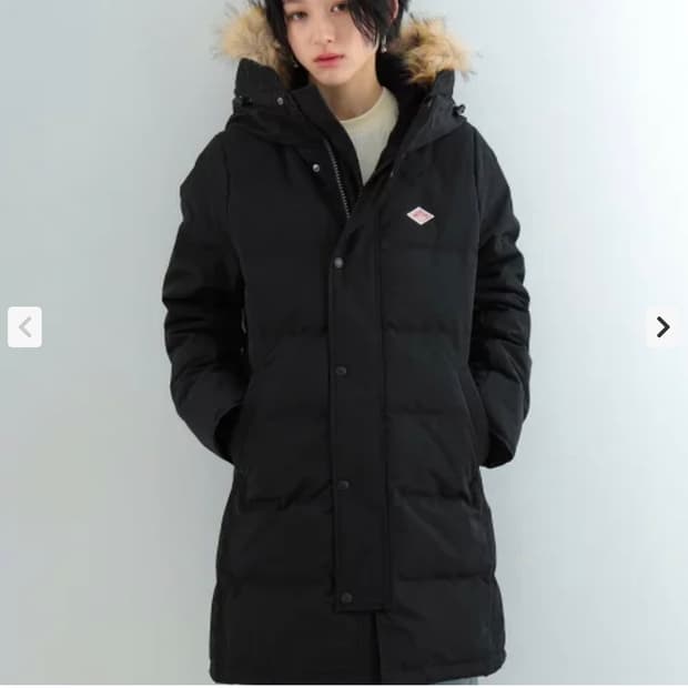 단톤 DANTON 여성 다운 후드 롱패딩 파카