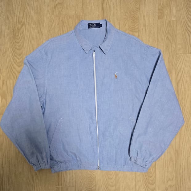 80s 폴로랄프로렌 샴브레이 스윙톱 자켓 L