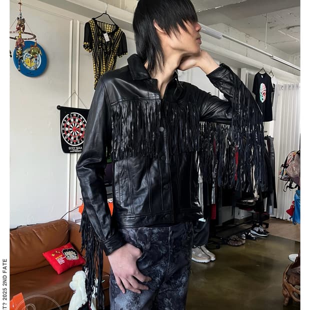 JOSEPH Real Lambskin Fringe Jacket