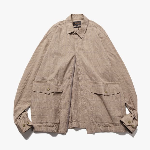 BEAMS PLUS - SEERSUCKER BLOUSON