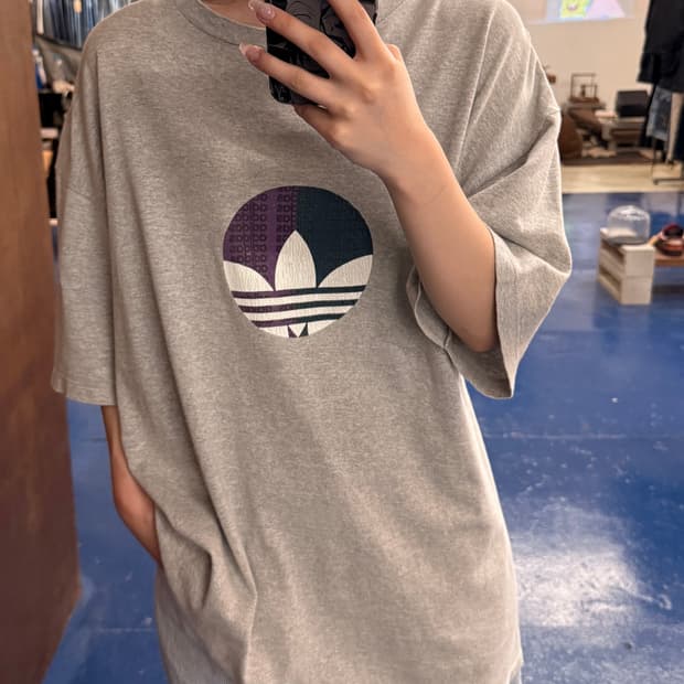 1990s Adidas 아디다스 트레포일 반팔티