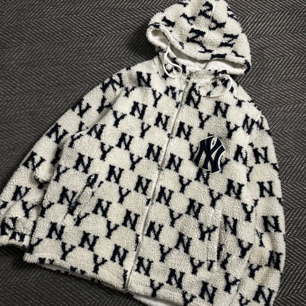 MLB 뉴욕 양키스 시그니처 패턴 쉐르파 플리스y 4500