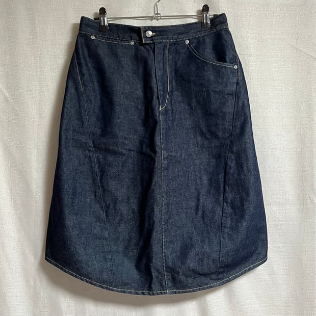 리바이스 생지 데님 A라인 치마 스커트 