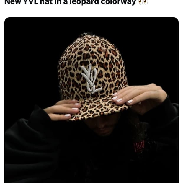 (희귀) YVL leopard hat
