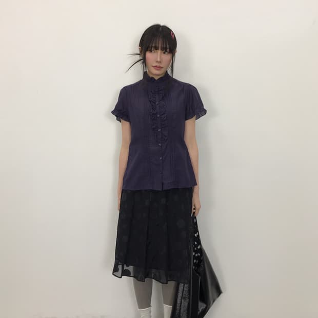 Bcbgmaxazria Purple Poly Blouses