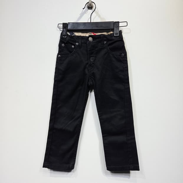 버버리 칠드런 블랙 데님 팬츠 청바지