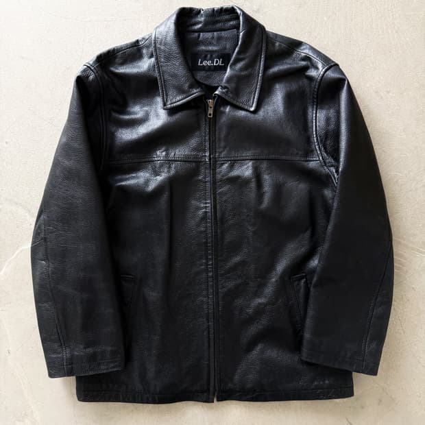 Vintage Lee.DL Sheepskin Leather Jacket 