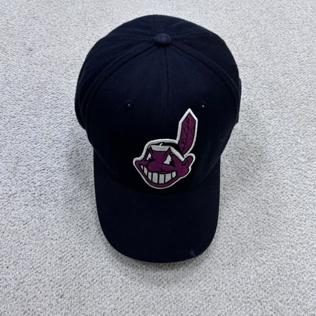 M-XL MLB 클리블랜드 인디언스 추장 자수로고 볼캡 0709E