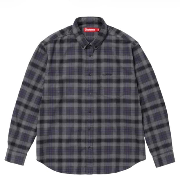 슈프림 플레이드 플란넬 셔츠