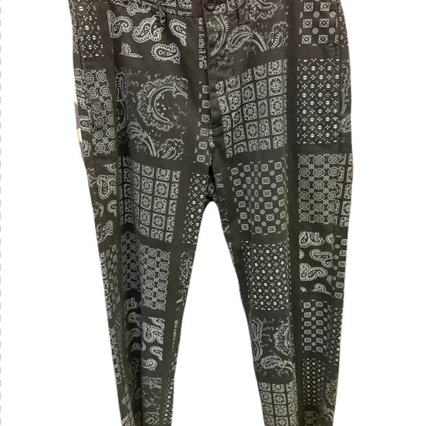 슈프림 블랙 프린팅 팬츠