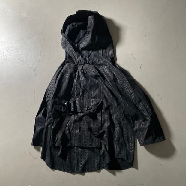 어치버스 Patterned Hooded Anorak Shirt