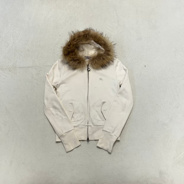 버버리 울프죠 투웨이 후드집업