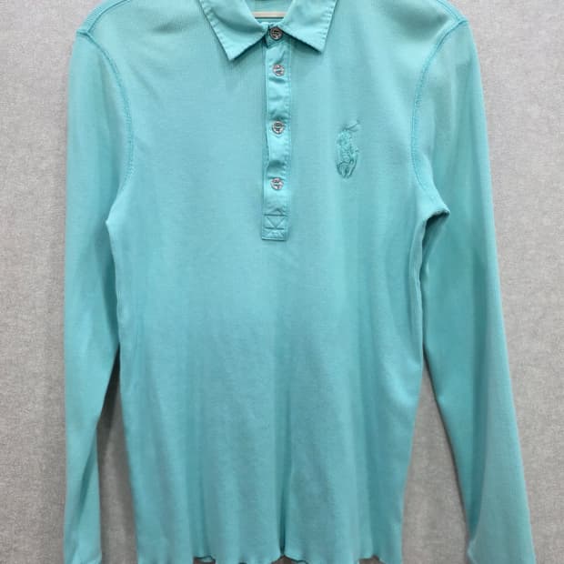 랄프로렌골프 PK 잔골지 긴팔티 Ralph Lauren Golf