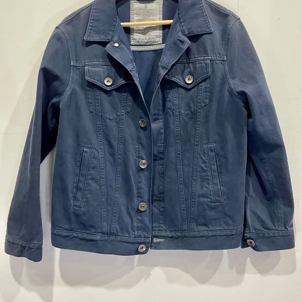 브루넬로 쿠치넬리 남성 블루 트러커 자켓 50 정품