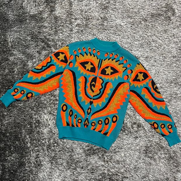 일본 빈티지 BELLEVUE BLUME 니트 100-105