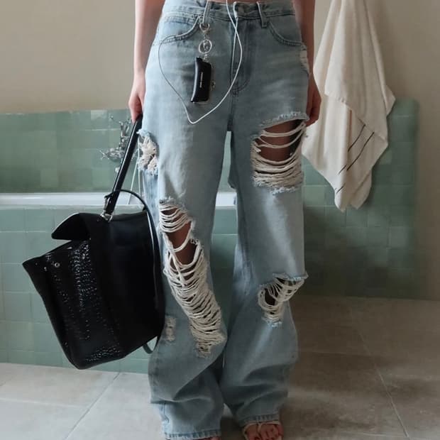 Projectwave 프로젝트웨이브 VINTAGE WIDE PANTS-D