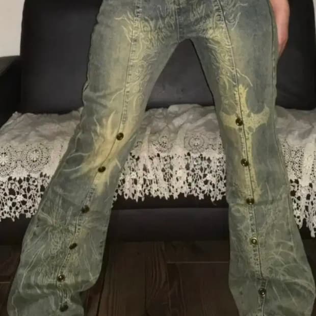 새상품  new 빈티지 워싱 데님 부츠컷 청바지 27 28