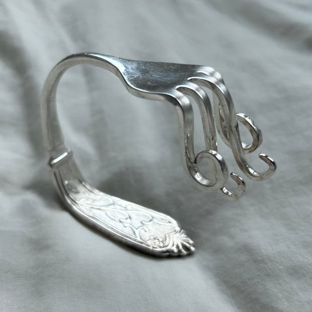 빈티지 커트러리 포크 뱅글