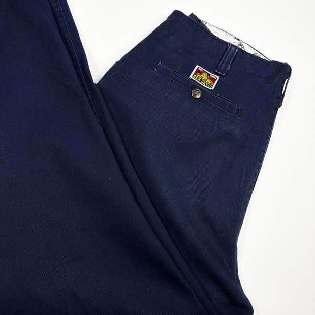 벤데이비스 스트릿 네이비 와이드 워크팬츠 (34인치)