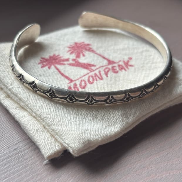 카렌 실버 각인 오픈 뱅글 (21.5g / 남녀공용 새상품)