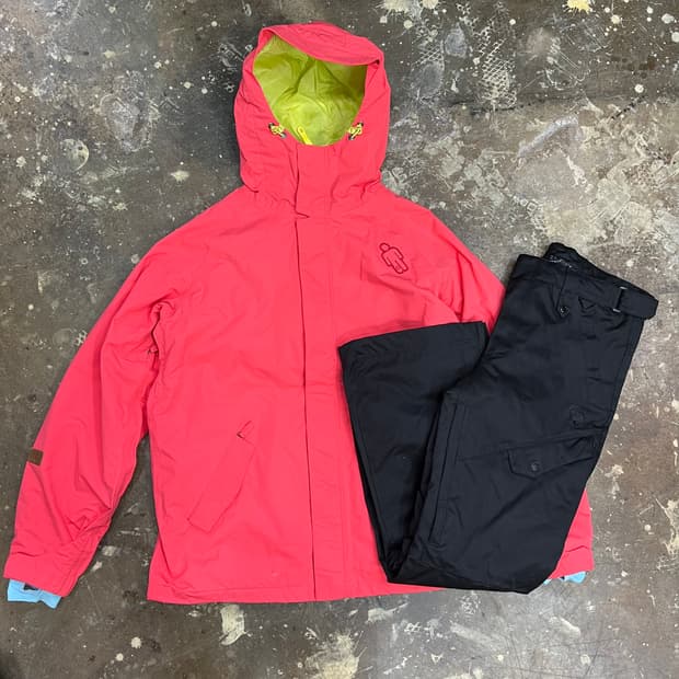 XL) 롬프 180도 푸조 보드복 상하의 셋업 스키복 세트 보드복 의류