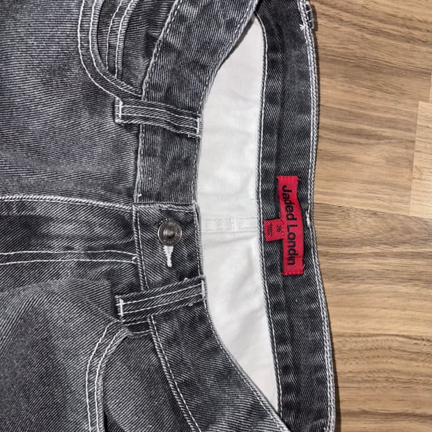 그레이 워시드 배기진 - 26