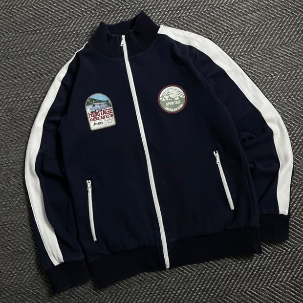 Jeep 헤리티지 아메리칸 트레이닝 스웻 집업 y 4350