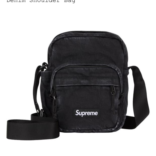 25f/w 슈프림 supreme 데님 숄더크로스백