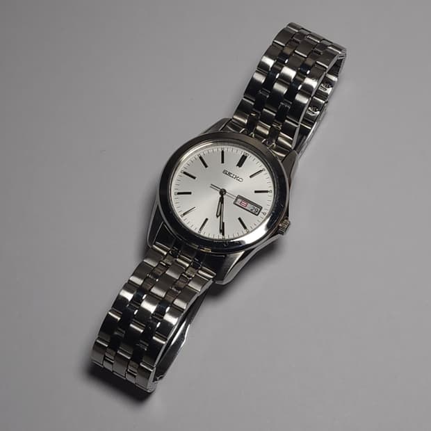 90s Seiko 쿼츠 데이데이트 7N43-0AM0
