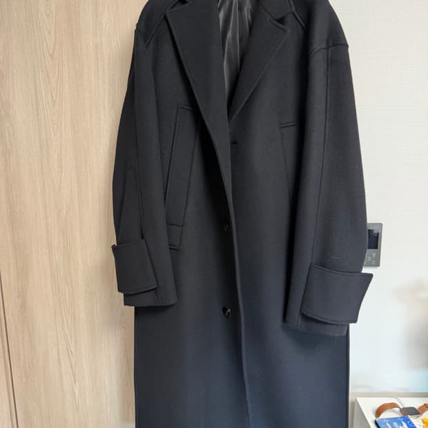[48] 우영미 21Fw 포켓디테일 178코트 블랙