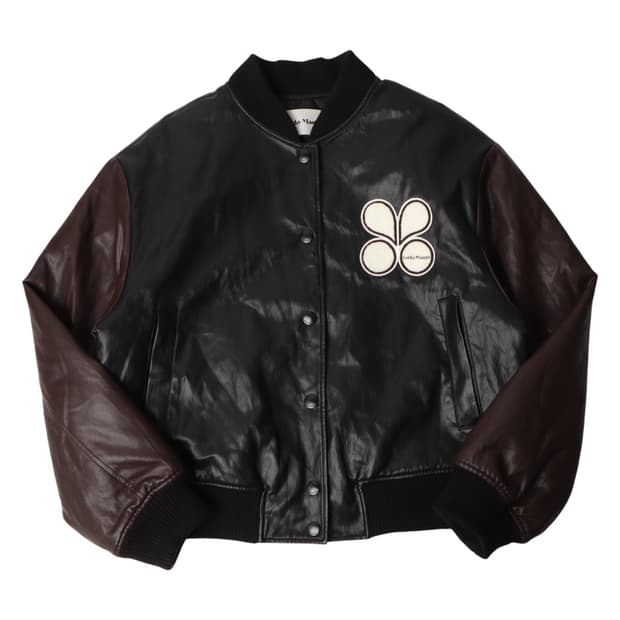 Lucky Marche 23FW 비건레더 스타디움 자켓