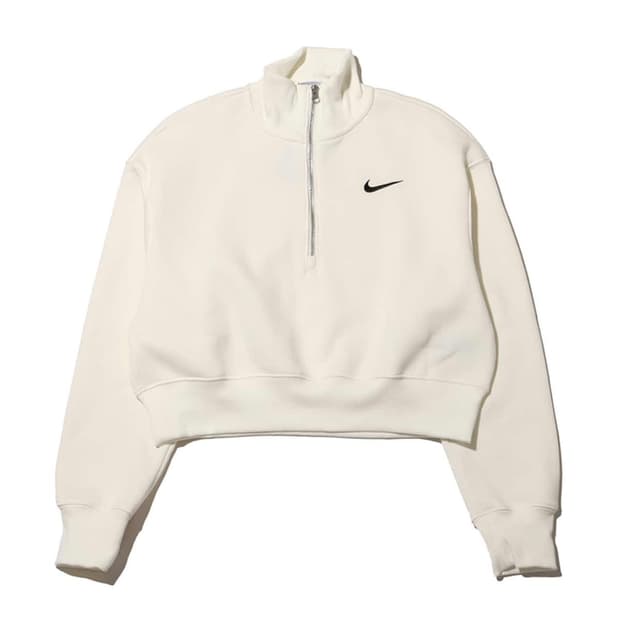 나이키 크롭 반집업 맨투맨