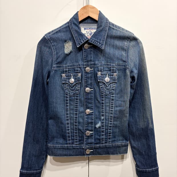 트루릴리젼 데님 자켓