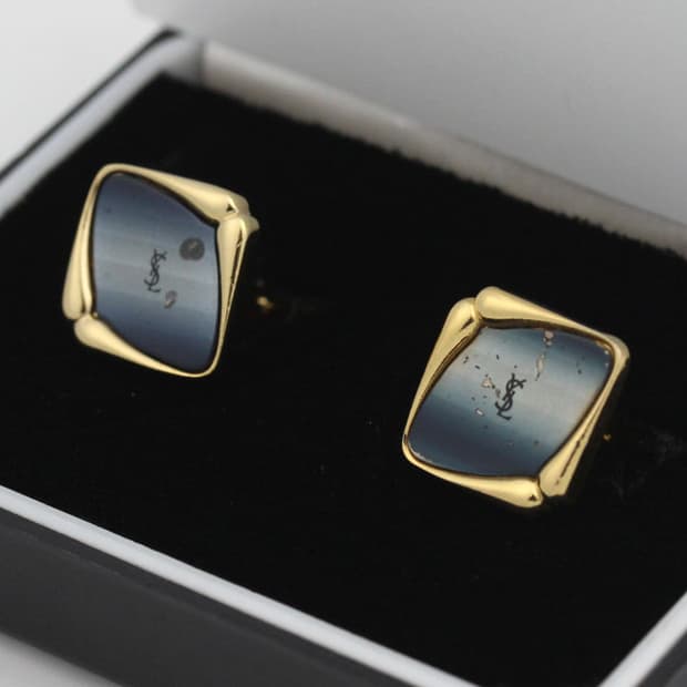 입생로랑 B등급 남자 명품 커프스 빈티지