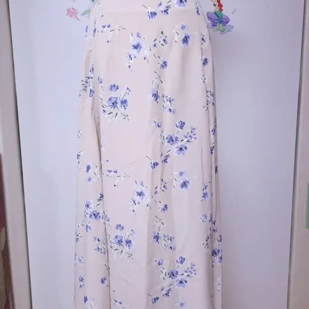 플로랄 롱스커트 롱치마