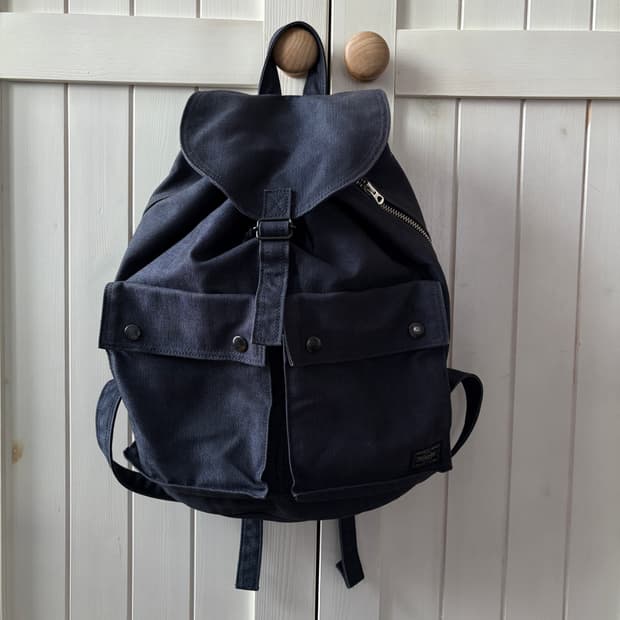 포터 스모키 럭색 백팩 네이비