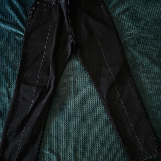 Juun.J slim fit black denim