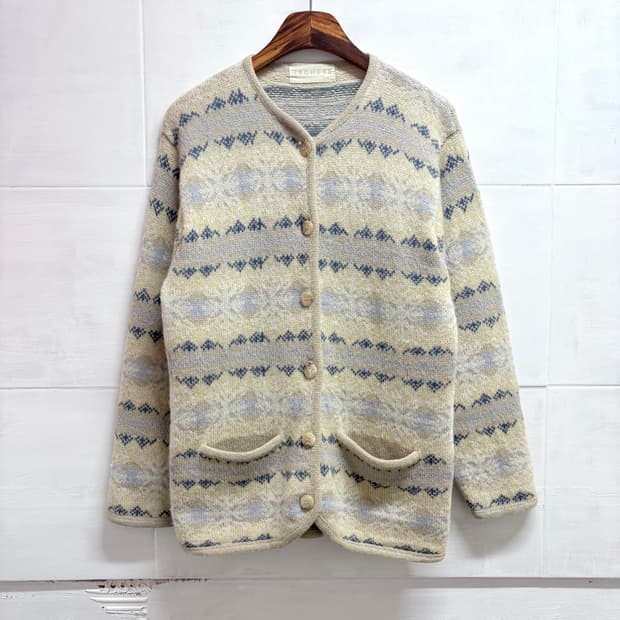 울 눈꽃 노트딕 가디건 자켓 (JPN)