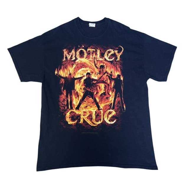 빈티지 머틀리크루 MOTLEY CRUE 라스베가스 투어 티셔츠 XL