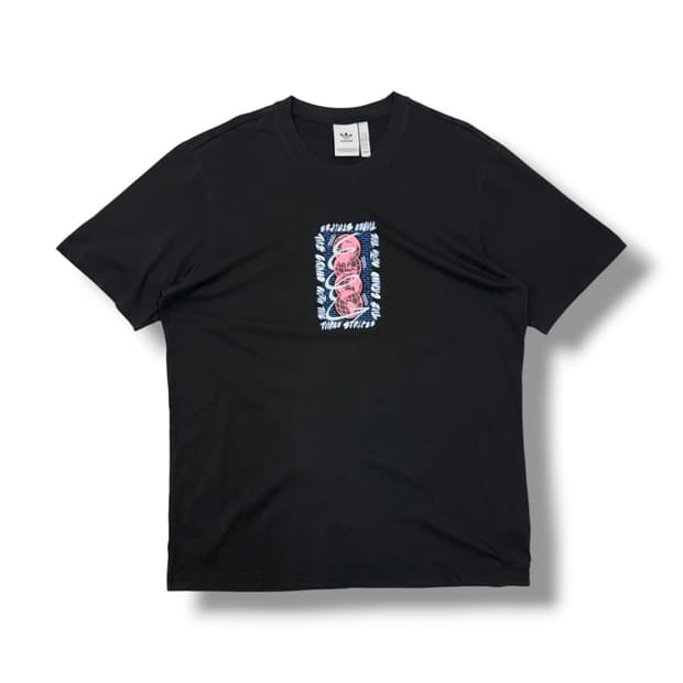 아디다스 지구본 빈티지 티셔츠 (XL)
