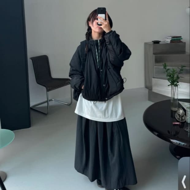 파르티멘토 리버시블 후디 윈드브레이커