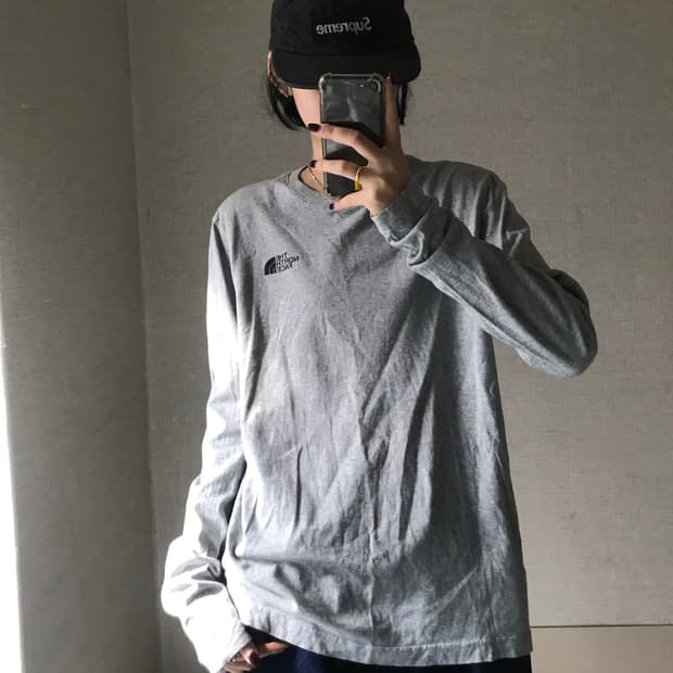 노페 그레이 롱슬리브