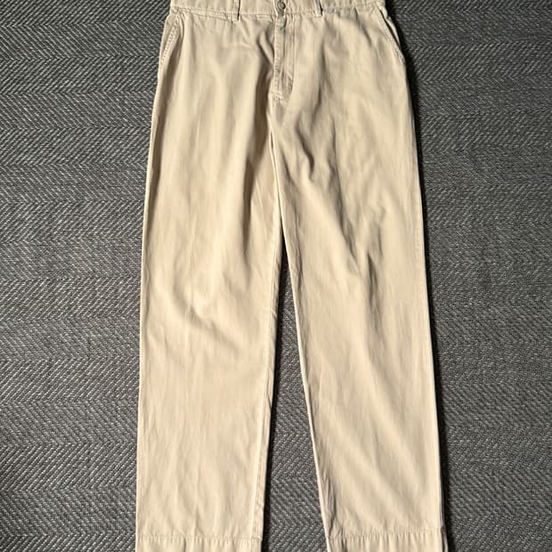 (33) 폴로 랄프로렌 플랫 플리츠 클래식 치노 팬츠