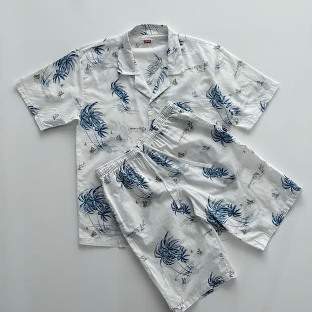 Levi's 리바이스 야자수 패턴 하와이안 셋업
