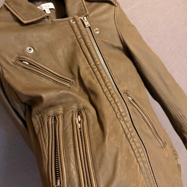 IRO 양가죽100% 라이더 자켓 34