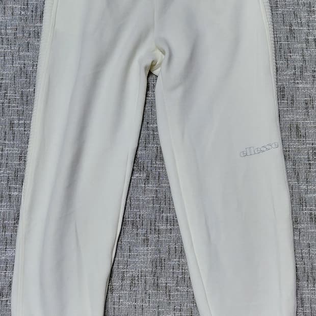 Ellesse 엘레쎄 아이보리 기모 트레이닝 바지 Free(택비포함)