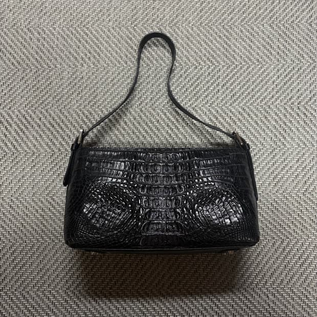 리얼 악어가죽 가방