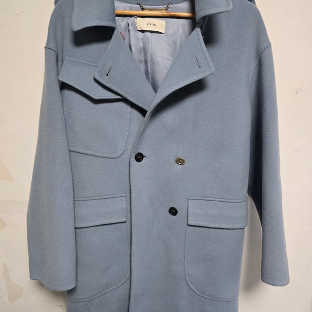 SYSTEM 후드 코트 핸드메이드 캐시미어 혼방 82-94-160 (새상