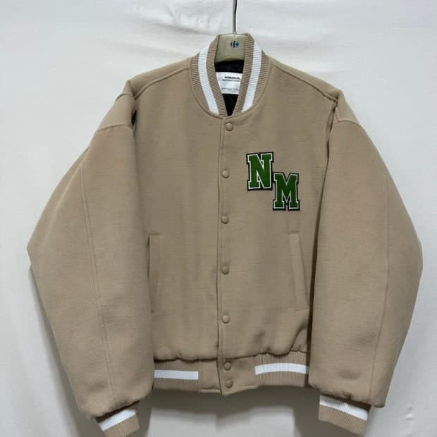 노메뉴얼 바시티 자켓(베이지)